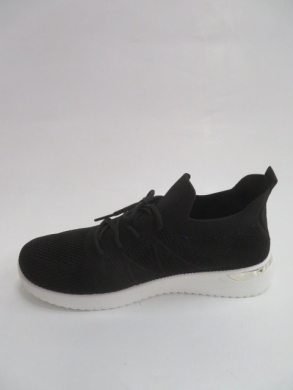 Buty sportowe damskie na płaskim (36-41) 9033-SP BLACK