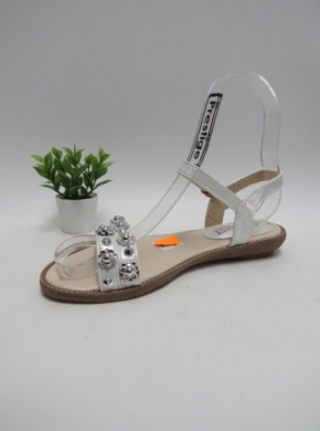 Sandały damskie na płaskim (36-41) W228 SILVER