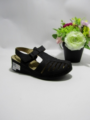 Sandały damskie na koturnie (36-41) JS2-10 BLACK