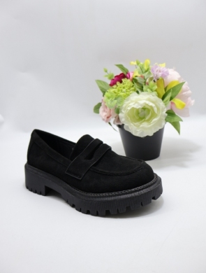 Mokasyny damskie na płaskim (36-41) HX1 BLACK