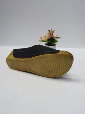 Klapki damskie na koturnie (36-41) C9901-1 BLACK