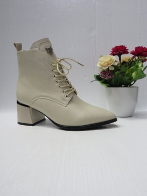 Botki damskie ocieplane na obcasie (36-41) X-567-6A-2 BEIGE