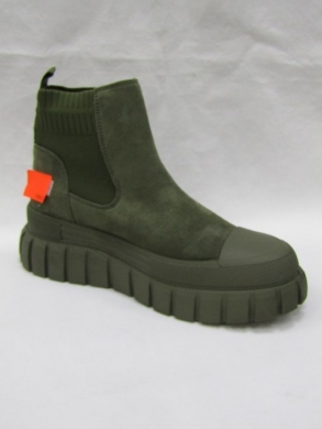 Botki damskie na płaskim (36-41) F1016 GREEN