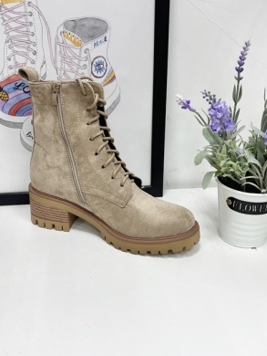 Trapery damskie ocieplane (36-41) 8632 KHAKI