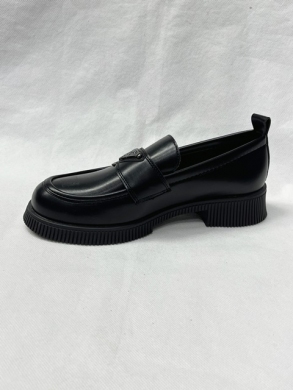 Mokasyny damskie na płaskim (36-41) 3205 BLACK