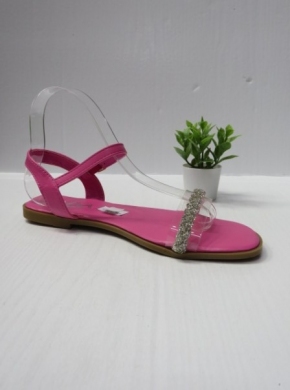 Sandały damskie na płaskim (36-41) F-63 FUSHIA