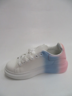 Buty sportowe damskie na płaskim (36-41) AB16 WHITE/PINK