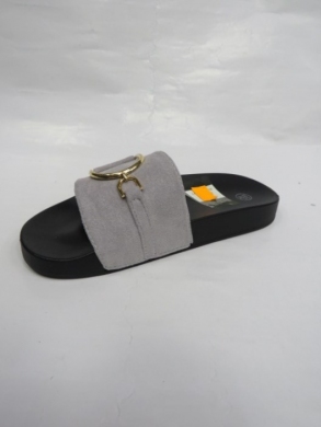 Klapki damskie na płaskim (36-41) LE-559 GREY