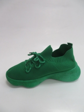 Buty sportowe damskie na płaskim (36-41) 2022 GREEN