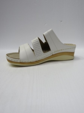 Klapki damskie na koturnie (36-41) B0231 WHITE