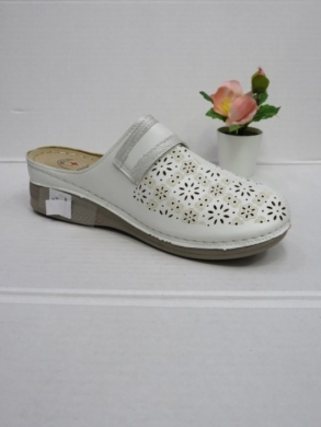 Klapki damskie na koturnie (39-43) DJH1-5 WHITE