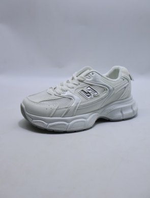 Buty sportowe damskie na płaskim (36-41) 23043 WHITE