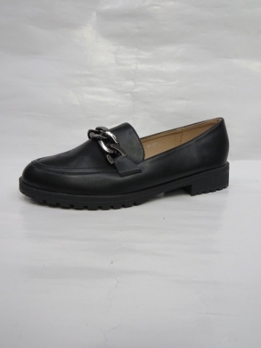 Mokasyny damskie na płaskim (36-41) W-193 BLACK