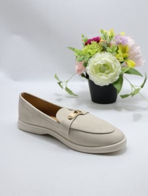 Mokasyny damskie na płaskim (36-41) DH-1150 BEIGE
