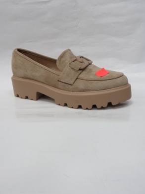 Mokasyny damskie na płaskim (36-41) DW018 KHAKI
