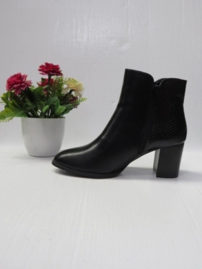Botki damskie ocieplane na obcasie (36-41) C830 BLACK