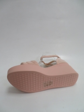 Sandały damskie na koturnie (36-41) BE-9009 PINK