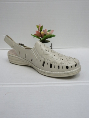 Sandały damskie na koturnie (36-42) F2201 BEIGE