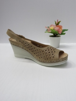Sandały damskie na koturnie (36-41) 0545 BEIGE