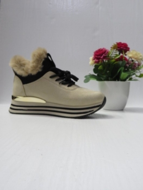 Buty sportowe damskie ocieplane (36-41) Q99 BEIGE