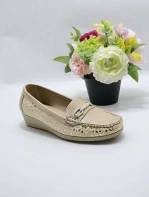 Mokasyny damskie na koturnie (36-41) YEHJ-160 BEIGE