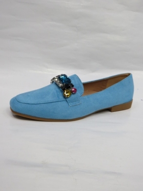 Mokasyny damskie na płaskim (36-41) 3689 BLUE