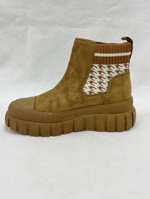 Botki damskie na płaskim (36-41) B026-2 CAMEL