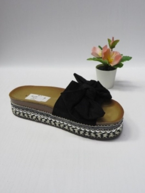 Klapki damskie na koturnie (36-41) BL430 BLACK
