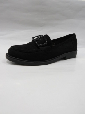Mokasyny damskie na płaskim (36-41) T553 BLACK