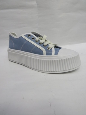 Trampki damskie na koturnie (36-41) L-218 BLUE