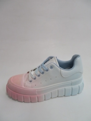 Trampki damskie na płaskim (36-41) A7 PINK/BLUE