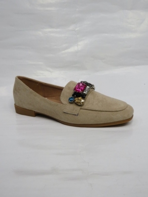 Mokasyny damskie na płaskim (36-41) 3689 BEIGE