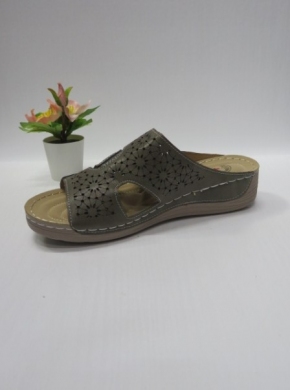 Klapki damskie na koturnie (39-43) DJ31-6 GREY