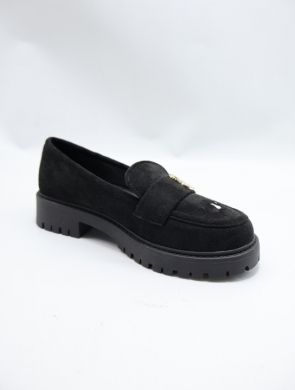 Mokasyny damskie na płaskim (36-41) XJ-762 BLACK