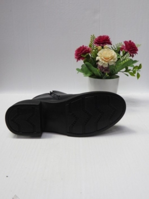 Botki damskie ocieplane na obcasie (37-42) XA66-3 BLACK
