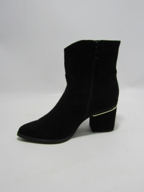 Botki damskie ocieplane na obcasie (36-41) BM75 BLACK