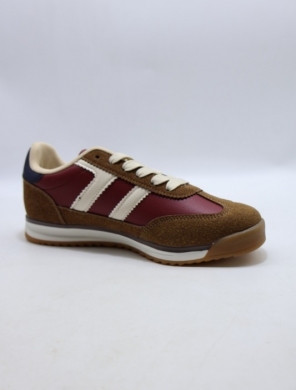 Buty sportowe damskie na płaskim (36-41) C3907 WINE