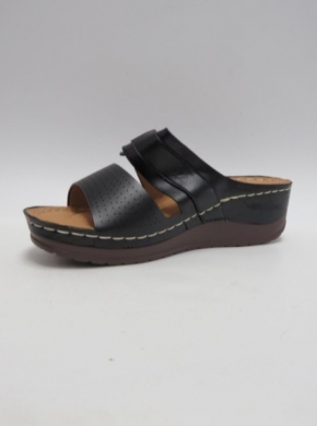 Klapki damskie na koturnie (36-41) N21-78 BLACK