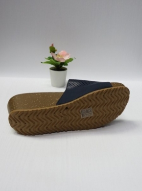 Klapki damskie na koturnie (36-41) DM-17 BLUE