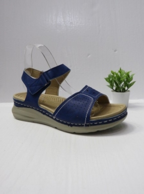 Sandały damskie na koturnie (36-41) B0235 NAVY