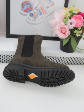 Botki damskie na płaskim (36-41) RXJ218 GREEN