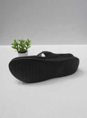 Klapki damskie na koturnie (36-42) CC2229 BLACK