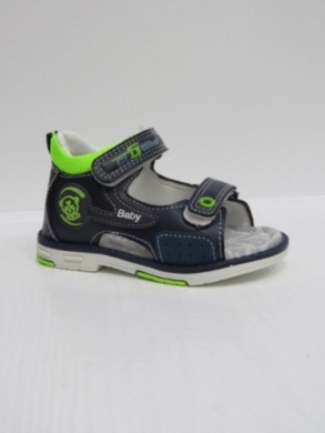 Sandały chłopięce (21-26) ZA25 BLUE/GREEN