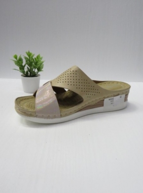 Klapki damskie na koturnie (36-41) N22-882 BEIGE