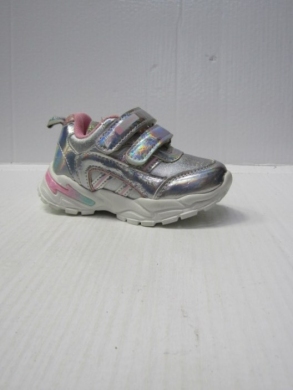Buty sportowe dziewczęce (20-25) E69 SILVER
