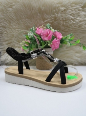 Sandały damskie na płaskim (36-41) XAR-30 BLACK