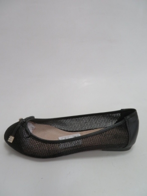 Baleriny Damskie na płaskim (36-41) HS-56 BLACK