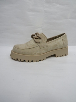 Mokasyny damskie na płaskim (36-41) DE1130S BEIGE