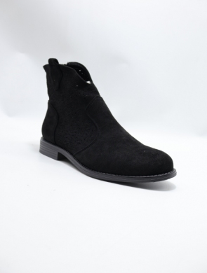 Botki damskie na płaskim (36-41) H192 BLACK