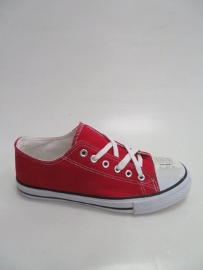 Trampki damskie na płaskim (36-41) WQ-801 RED